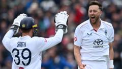Engeland nadert overwinning op regenachtige dag bij Lord's (Picture by: ichef.bbci.co.uk)