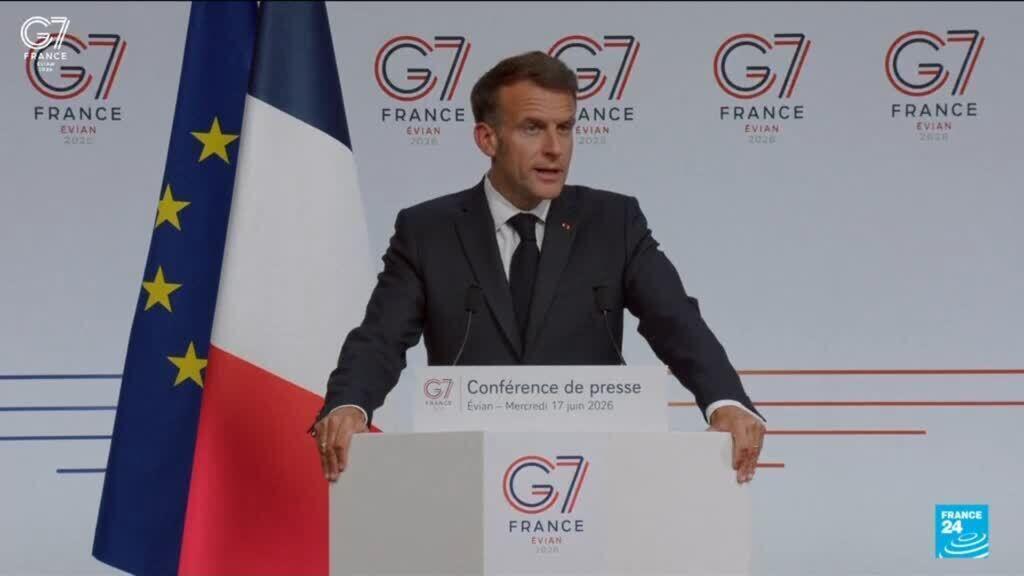 G7-top succesvol volgens Macron: steun voor Oekraïne en doorbraak met Iran G7-top succesvol volgens Macron: steun voor Oekraïne en doorbraak met Iran (Picture by: s.france24.com)