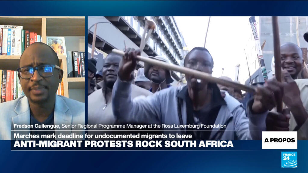 Grootschalige anti-migrantenprotesten in Zuid-Afrika na weken van geweld (Picture by: s.france24.com)