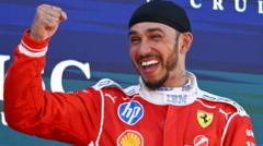 Hamilton boekt eerste overwinning voor Ferrari in dramatische GP van Barcelona (Picture by: ichef.bbci.co.uk)