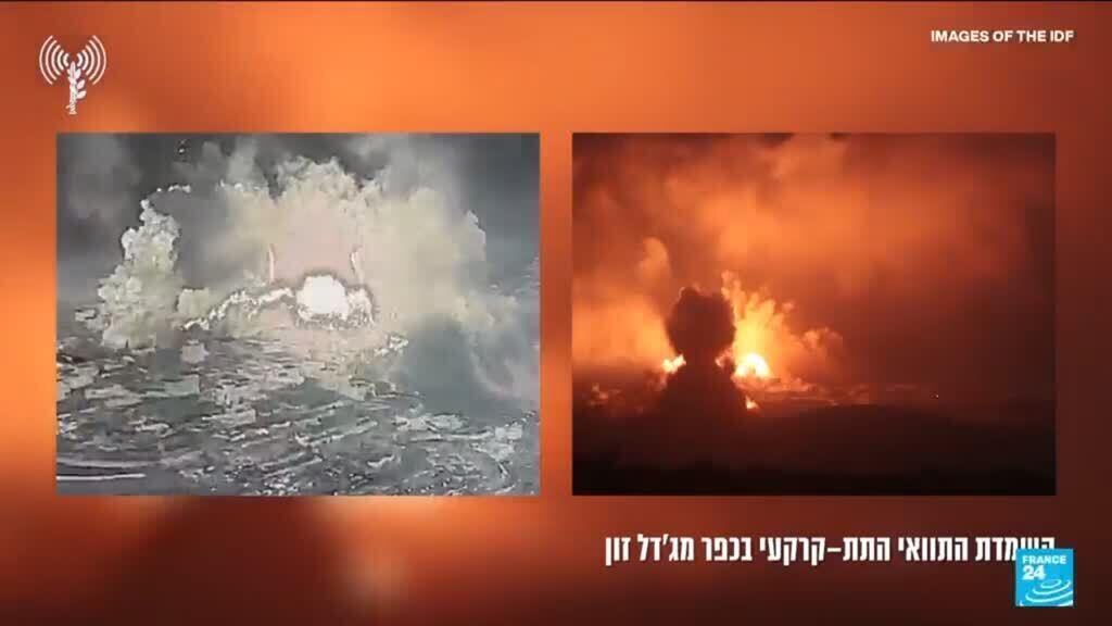 Israël vernietigt Hezbollah-tunnel in Zuid-Libanon ondanks vredesakkoord (Picture by: s.france24.com)