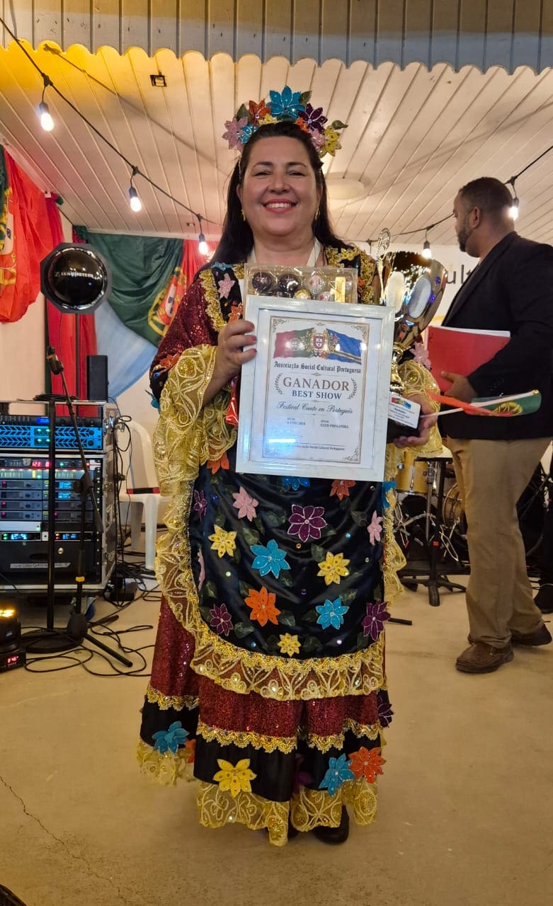 Jovita Andrade wint Festival Canto na Portugues op Dag van Portugal (Picture by: 24ora.com)