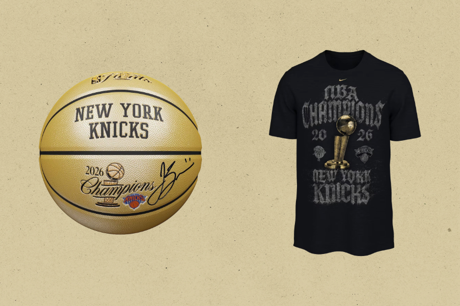 Knicks NBA-kampioensmerch: officiële kleedkamershirts en gesigneerde ballen (Picture by: variety.com)