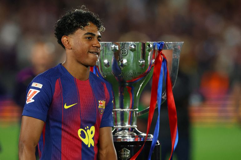 Lamine Yamal uitgeroepen tot beste speler van La Liga-seizoen (Picture by: aljazeera.com)