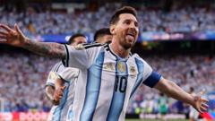 Messi schrijft geschiedenis met hattrick op zesde WK Messi schrijft geschiedenis met hattrick op zesde WK (Picture by: ichef.bbci.co.uk)