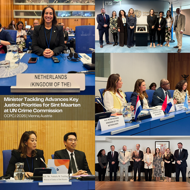 Minister Tackling behartigt justitiebelangen Sint Maarten bij VN-commissie in Wenen Minister Tackling behartigt justitiebelangen Sint Maarten bij VN-commissie in Wenen (Picture by: 721news.com)