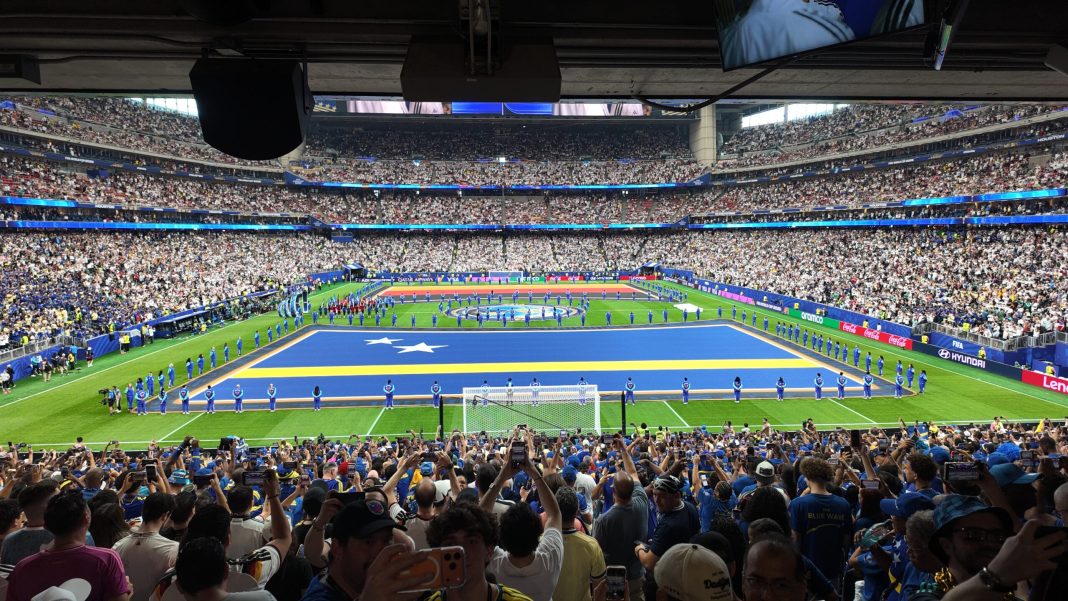 Ministers van Aruba en Curaçao aanwezig bij wedstrijd nationaal elftal in Houston (Picture by: 24ora.com)
