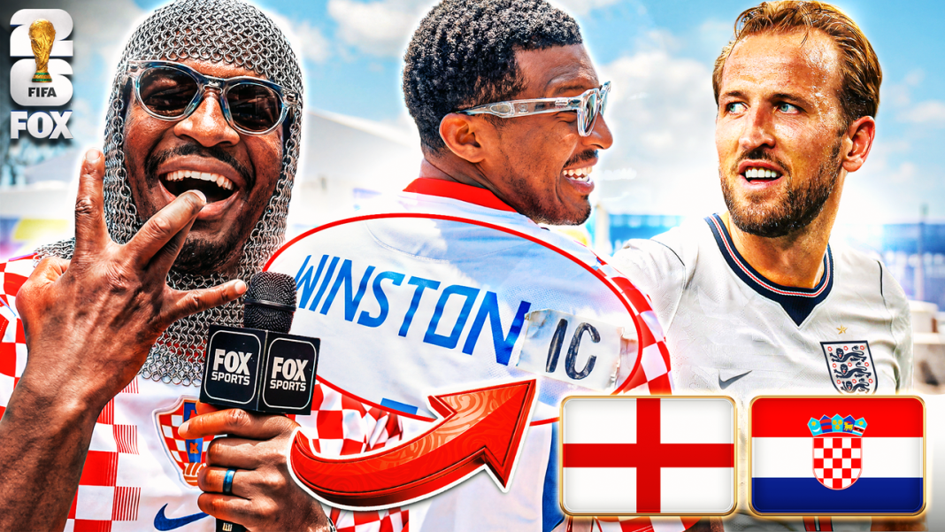 NFL-quarterback Winston aanwezig bij WK 2026-wedstrijd Engeland tegen Kroatië (Photo by: foxsports.com)