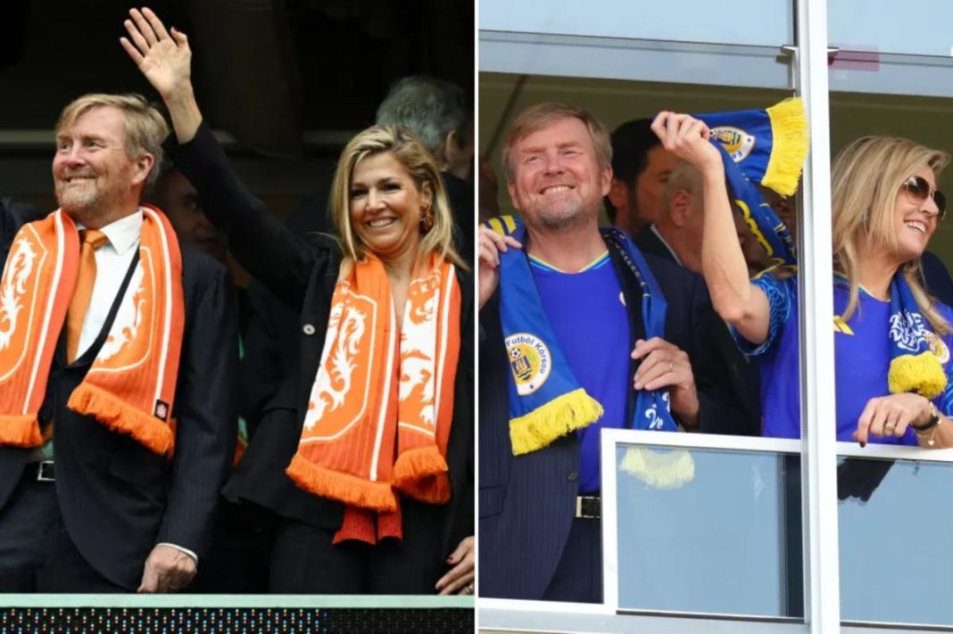 Nederlands koninklijk huis steunt zowel Nederland als Curaçao tijdens WK-wedstrijden (Photo by: nypost.com)