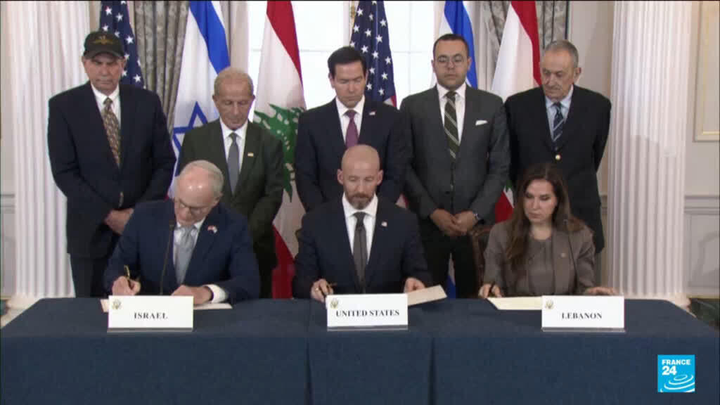 Nieuw akkoord tussen VS, Libanon en Israël ondertekend (Picture by: s.france24.com)