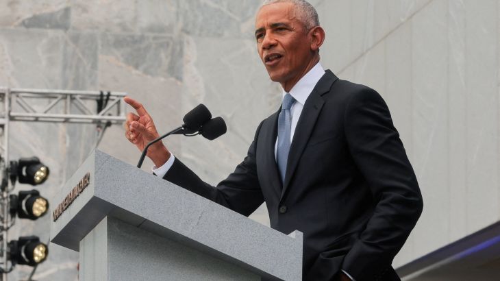 Obama opent presidentieel centrum in Chicago met oproep tot eenheid Obama opent presidentieel centrum in Chicago met oproep tot eenheid (Picture by: aljazeera.com)