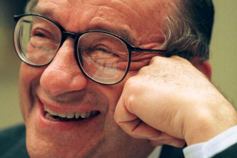 Oud-Fed-voorzitter Alan Greenspan overleden op 100-jarige leeftijd (Picture by: aljazeera.com)