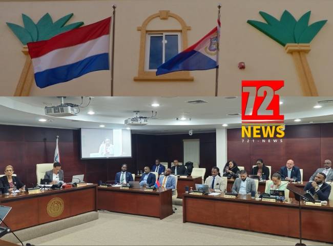 Parlement Sint Maarten hervat spoedvergadering over integriteitsschendingen premier (Picture by: 721news.com)
