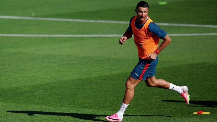 Ronaldo traint mee met Portugal voor zijn zesde WK-deelname (Picture by: aljazeera.com)