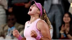 Russisch tienertalent Andreeva bereikt finale Roland Garros na zege op Kostyuk (Picture by: ichef.bbci.co.uk)