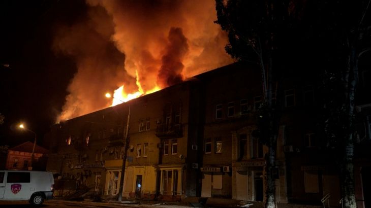 Russische drone treft woongebouw in Oekraïne: zeven gewonden Russische drone treft woongebouw in Oekraïne: zeven gewonden (Picture by: aljazeera.com)