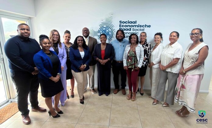 SER Sint Maarten ontvangt delegatie van Frans zusterorgaan CESC (Picture by: 721news.com)
