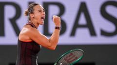 Sabalenka bereikt kwartfinale Roland Garros na zege op Osaka (Picture by: ichef.bbci.co.uk)