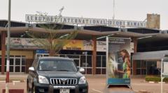 Schoten en explosies gehoord bij luchthaven van Nigers hoofdstad Niamey (Picture by: ichef.bbci.co.uk)