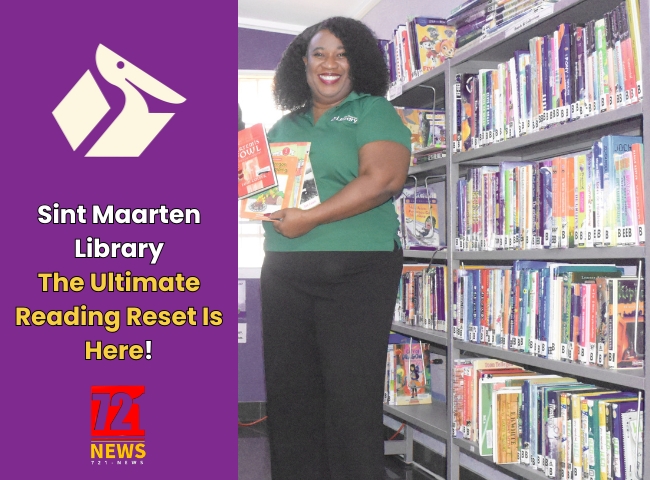 Sint Maarten Bibliotheek houdt amnestieperiode voor te laat ingeleverde boeken (Picture by: 721news.com)