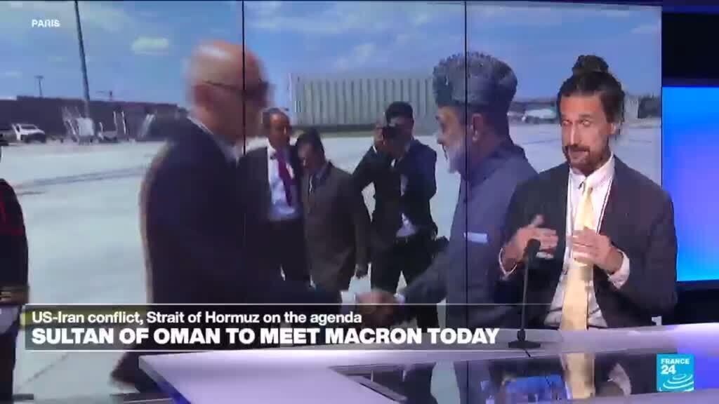 Sultan van Oman bezoekt Macron: focus op veiligheid Straat van Hormuz (Picture by: s.france24.com)