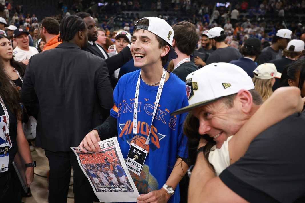 Timothée Chalamet kiest liever voor Knicks-titel dan Oscar (Picture by: variety.com)
