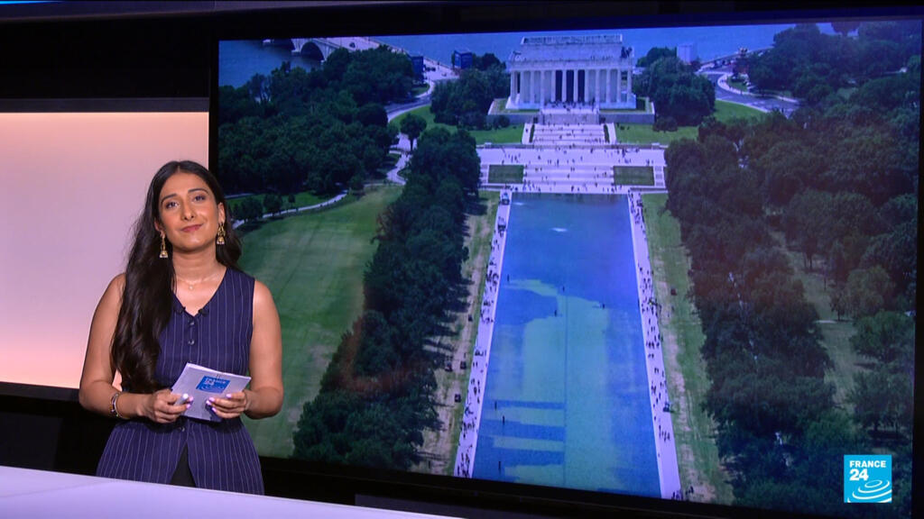 Trump beschuldigt vandalen voor problemen met Reflecting Pool, maar zonder bewijs Trump beschuldigt vandalen voor problemen met Reflecting Pool, maar zonder bewijs (Picture by: s.france24.com)