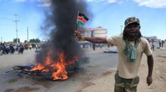 Twee doden bij protesten in Kenia tegen Amerikaans ebola-quarantainecentrum (Picture by: ichef.bbci.co.uk)