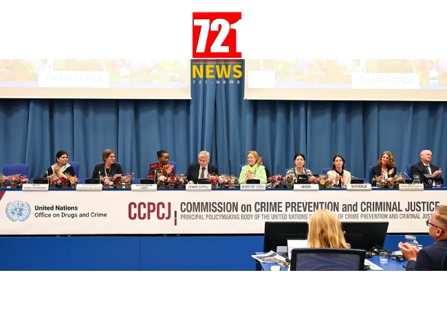 VN-misdaadcommissie sluit vergadering af met versterkte samenwerking tegen nieuwe criminele dreigingen (Picture by: 721news.com)