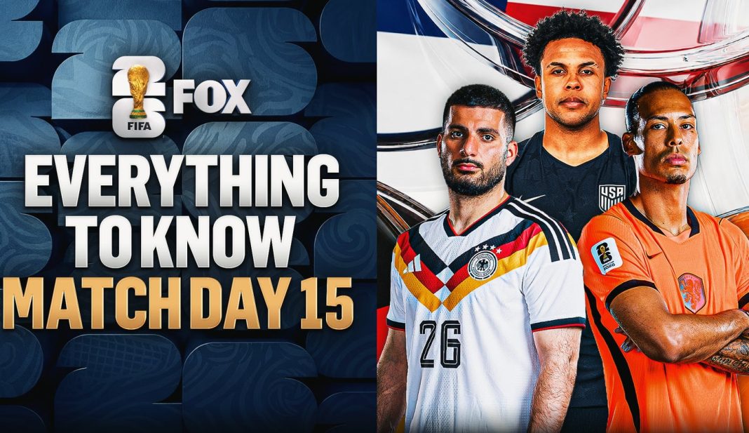 VS, Duitsland en Nederland staan centraal op speeldag 15 van het toernooi (Photo by: foxsports.com)