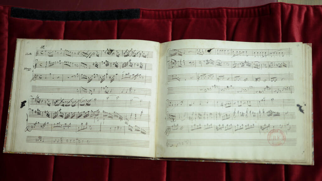 Vergeten Mozart-manuscript ontdekt in Franse Nationale Bibliotheek (Picture by: s.france24.com)