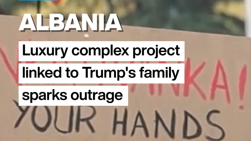 Verontwaardiging in Albanië over luxeproject gelinkt aan familie Trump (Picture by: s.france24.com)