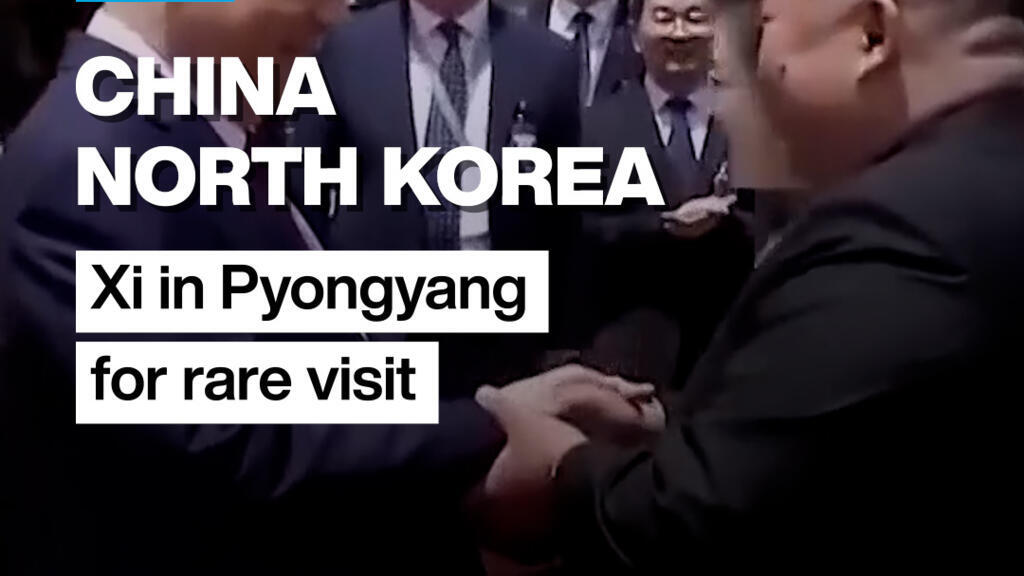Xi Jinping brengt zeldzaam bezoek aan Noord-Korea en belooft nauwere samenwerking Xi Jinping brengt zeldzaam bezoek aan Noord-Korea en belooft nauwere samenwerking (Picture by: s.france24.com)
