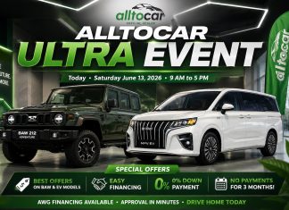 All to Car houdt vandaag Ultra Event met speciale autofinanciering en aanbiedingen