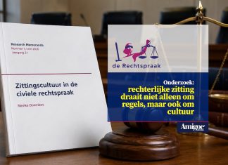 Onderzoek: rechterlijke zitting draait niet alleen om regels, maar ook om cultuur
