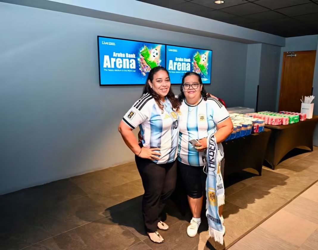 Aruba Bank bedankt gemeenschap voor vier succesvolle FIFA World Cup Watch Parties in Aruba Bank Arena Aruba Bank bedankt gemeenschap voor vier succesvolle FIFA World Cup Watch Parties in Aruba Bank Arena