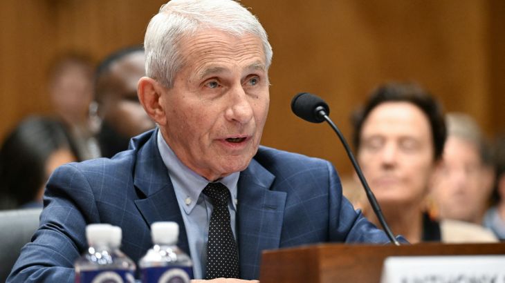 Anthony Fauci beroept zich op het vijfde amendement tijdens hoorzitting (Picture by: aljazeera.com)