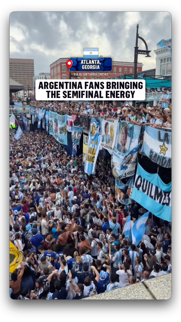 Argentinië bereidt zich voor op halve finale WK voetbal (Photo by: foxsports.com)