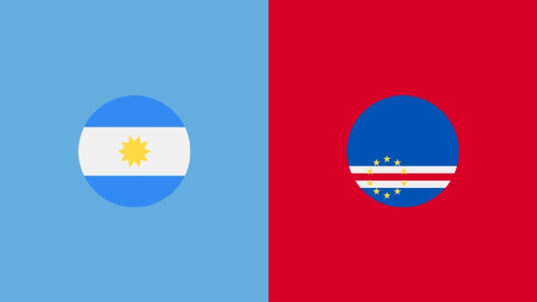 Argentinië en Kaapverdië treffen elkaar in WK 2026-kwalificatiewedstrijd (Photo by: voetbalzone.nl)