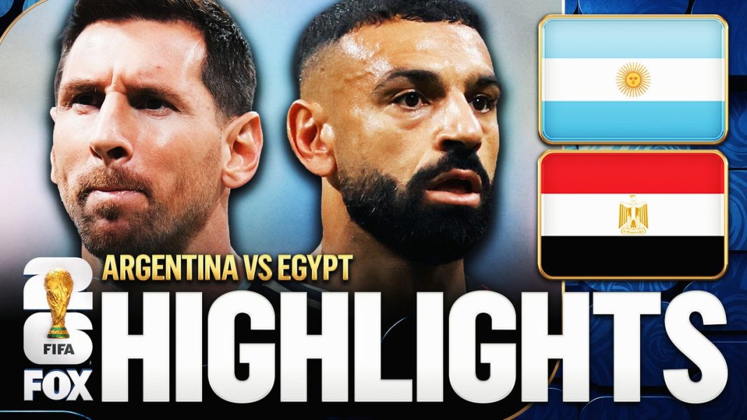 Argentinië verslaat Egypte in achtste finale FIFA Wereldkampioenschap 2026 (Photo by: foxsports.com)