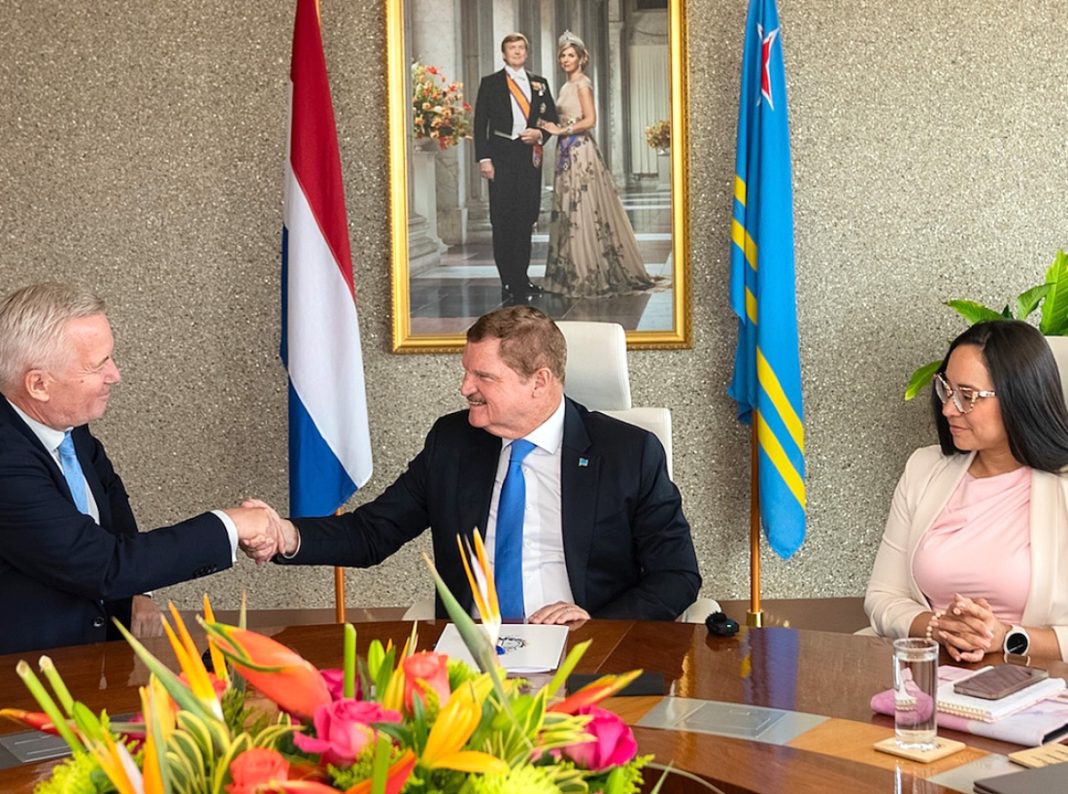 Aruba en Nederland sluiten samenwerking voor duurzame ontwikkeling (Picture by: diario.aw)