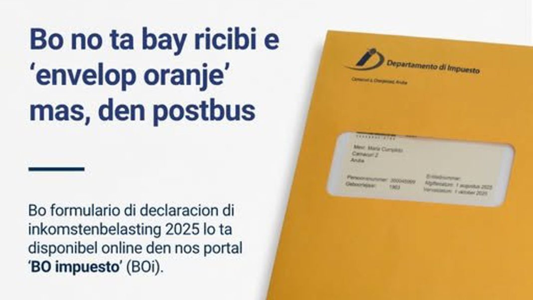 Aruba introduceert digitale belastingaangifte: Oranje envelop verdwijnt (Picture by: pubble.cloud)