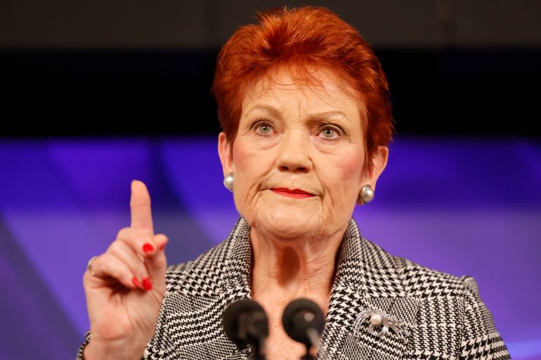 Australische rechtbank verwijst beroep van Pauline Hanson (Picture by: aljazeera.com)