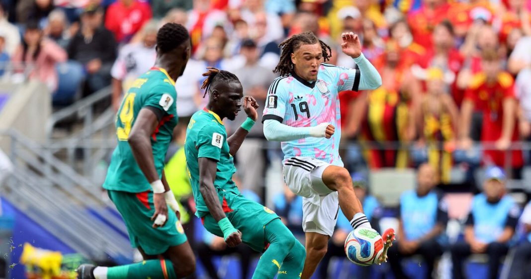 België keert wedstrijd tegen Senegal om met twee late doelpunten tijdens WK voetbal België keert wedstrijd tegen Senegal om met twee late doelpunten tijdens WK voetbal (Photo by: ad.nl)