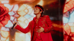 Bruno Mars viert terugkeer met onverwachte openingsact Bruno Mars viert terugkeer met onverwachte openingsact (Picture by: ichef.bbci.co.uk)