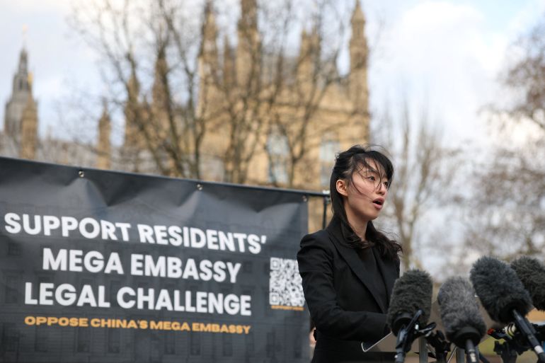China's grote ambassade in Londen krijgt rechtsgeldige goedkeuring (Picture by: aljazeera.com)