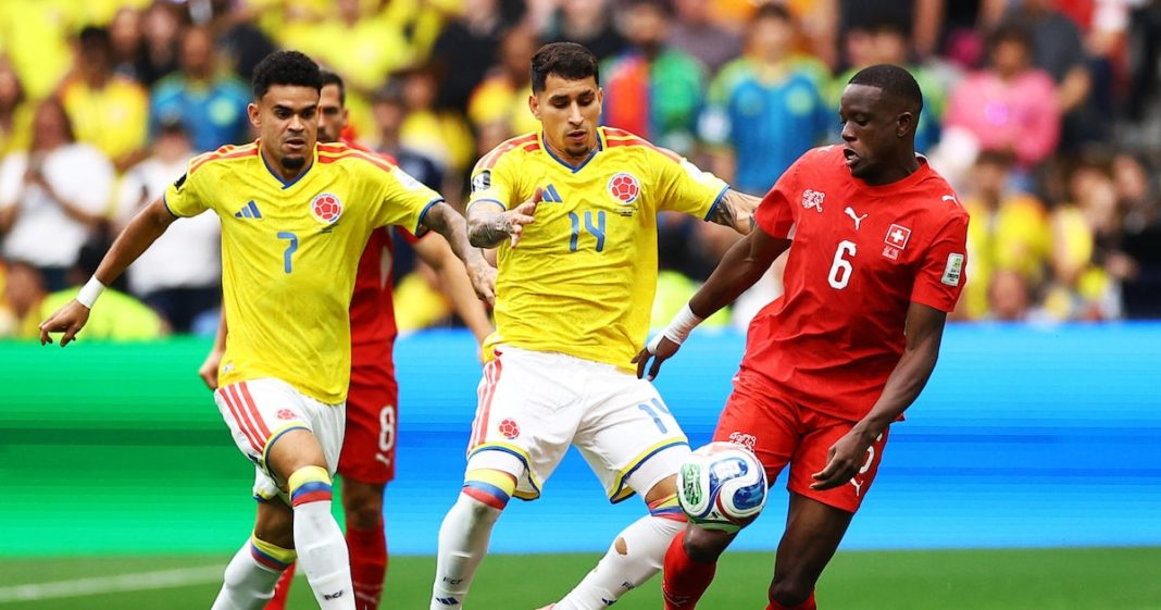 Colombia en Zwitserland strijden om laatste kwartfinaleplaats op WK voetbal (Photo by: ad.nl)