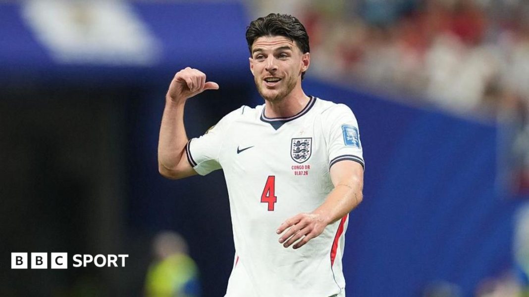 Declan Rice bereid te spelen ondanks blessure bij WK-duel Engeland tegen Mexico (Photo by: co.uk)