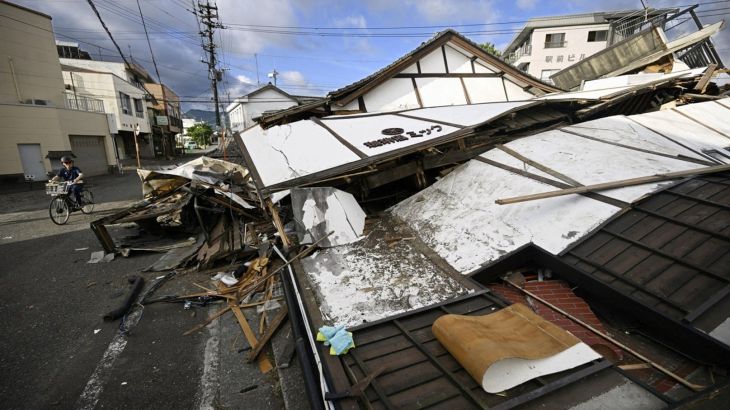 Dodental stijgt na aardbeving op Kyushu, Japan (Picture by: aljazeera.com)