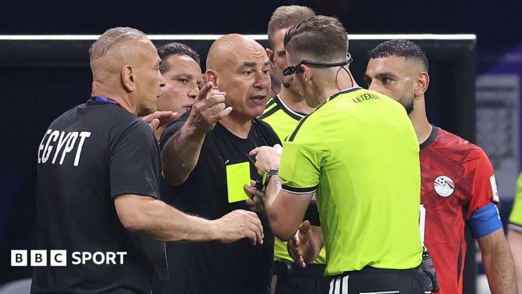 Egypte eist schorsing arbiter na verlies tegen Argentinië in WK-kwalificatie (Photo by: co.uk)